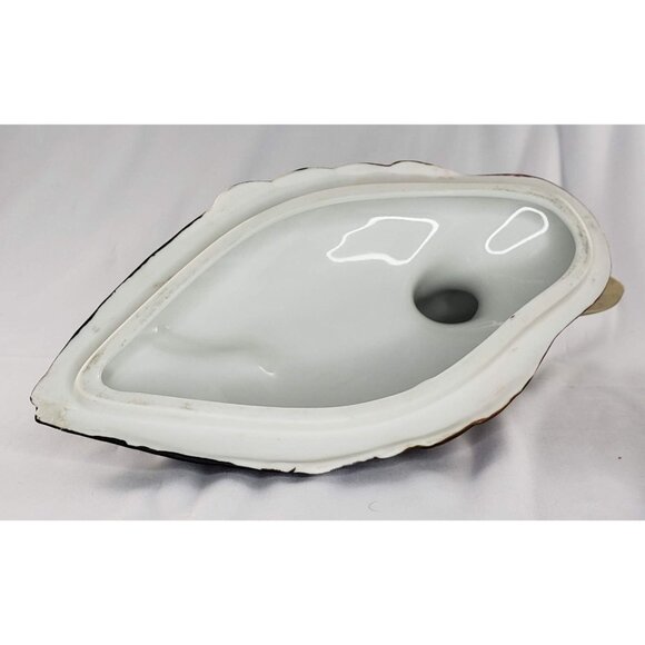 Andrea Sadek Mallard Duck Porcelain Lidded Box Bird Figurine Vintage Japan - Picture 7 of 10